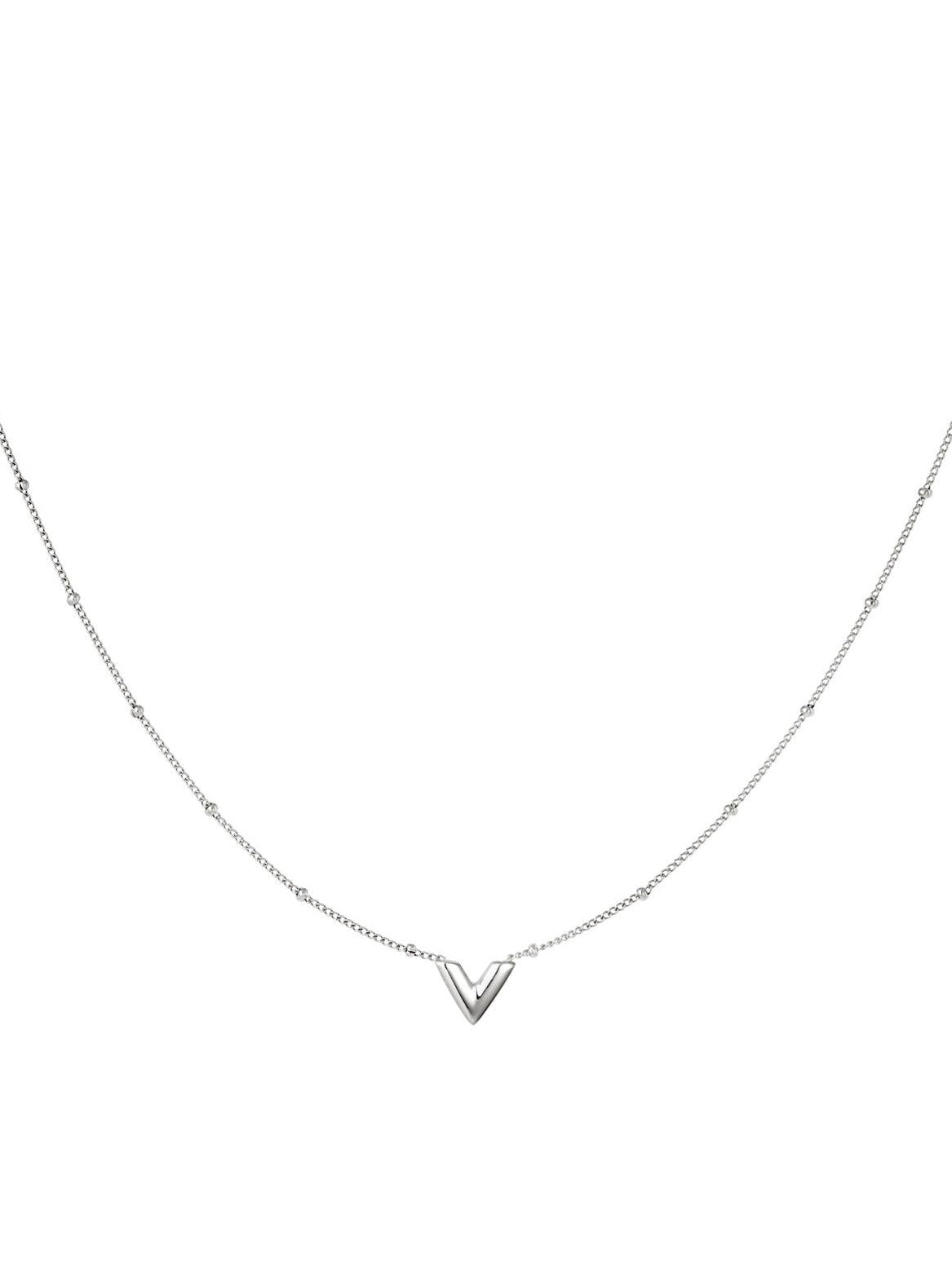 Ketting V - Zilver