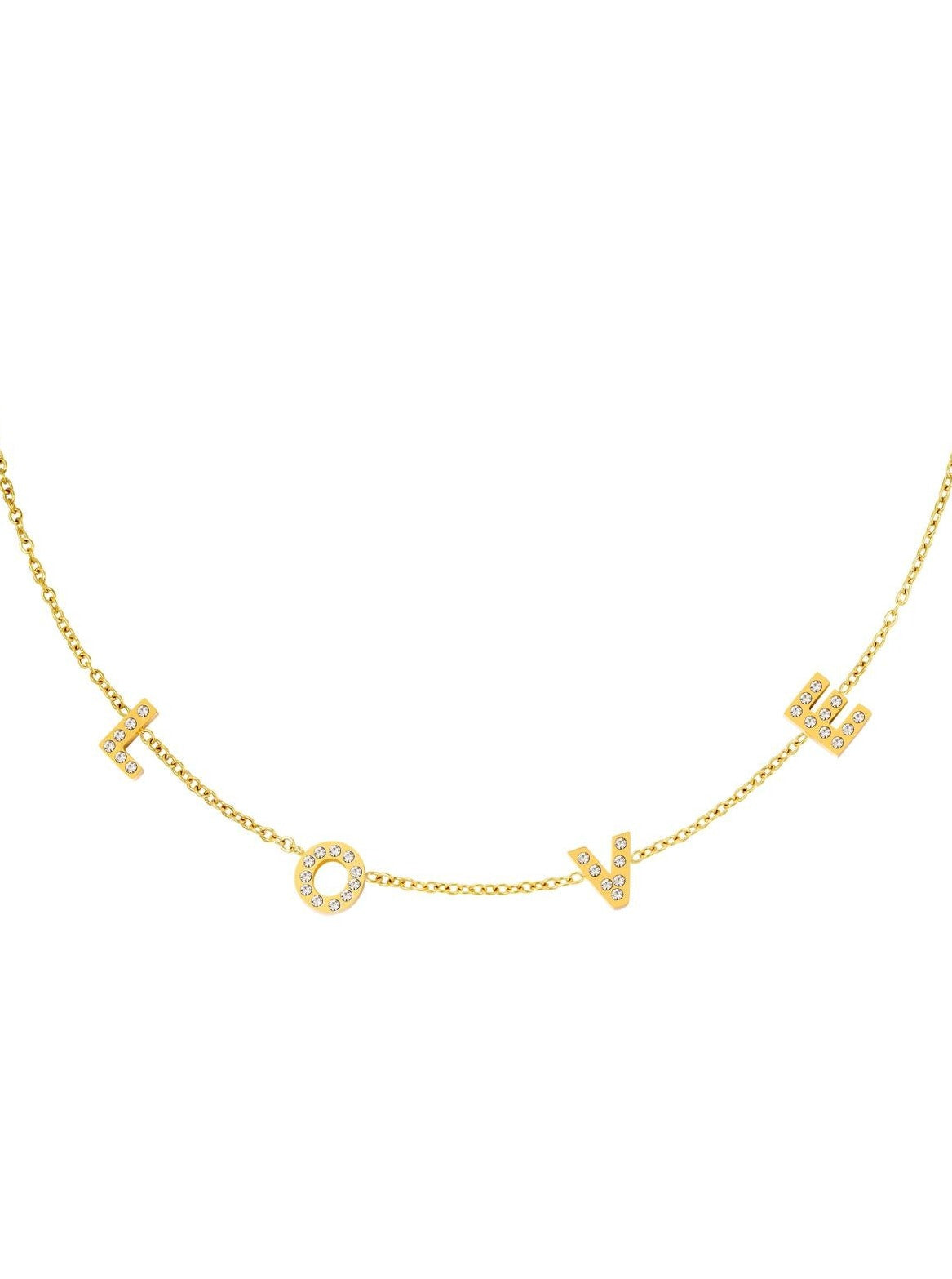 Ketting Love - Goud