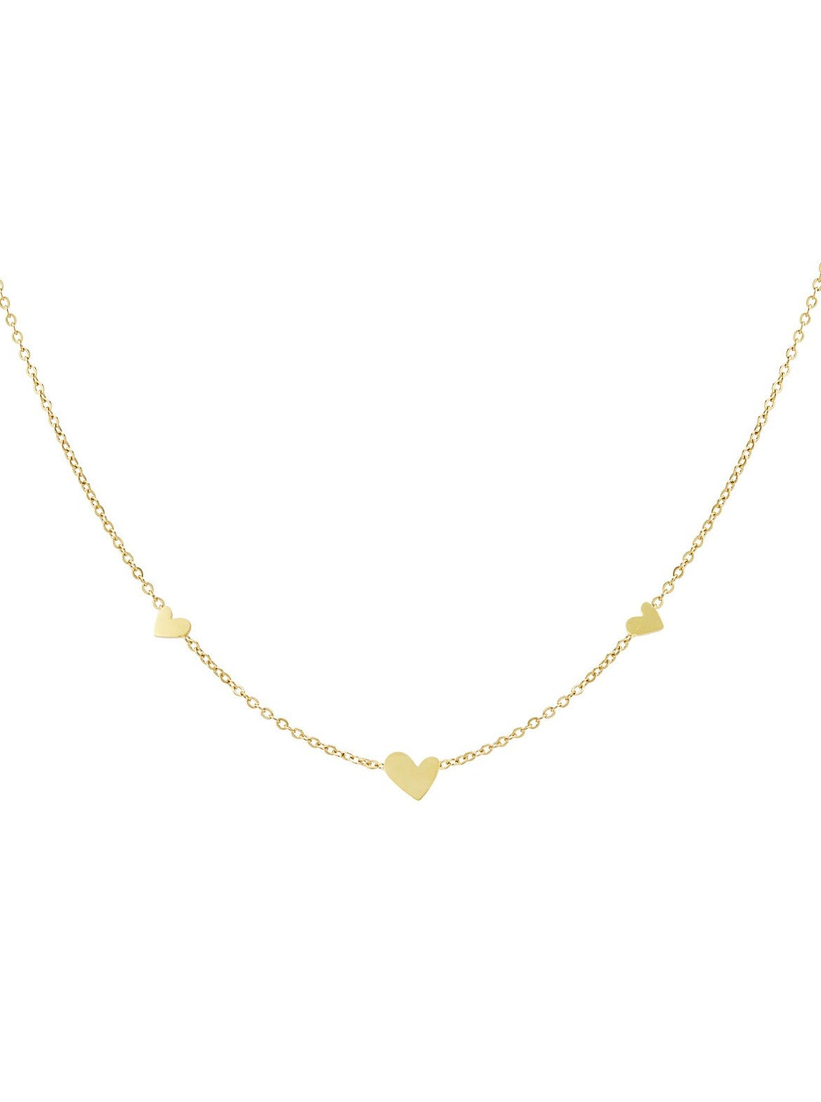 Ketting Little Hearts - Goud