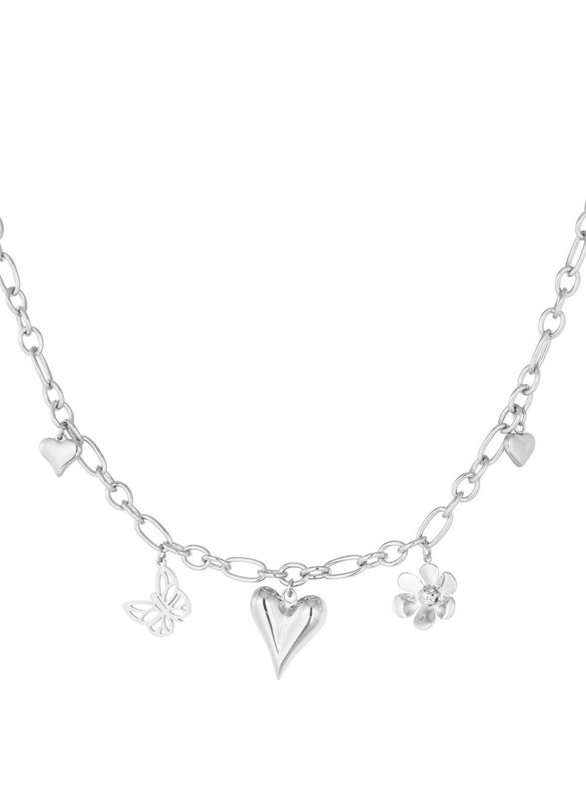 Bedelketting Natural Love - Zilver