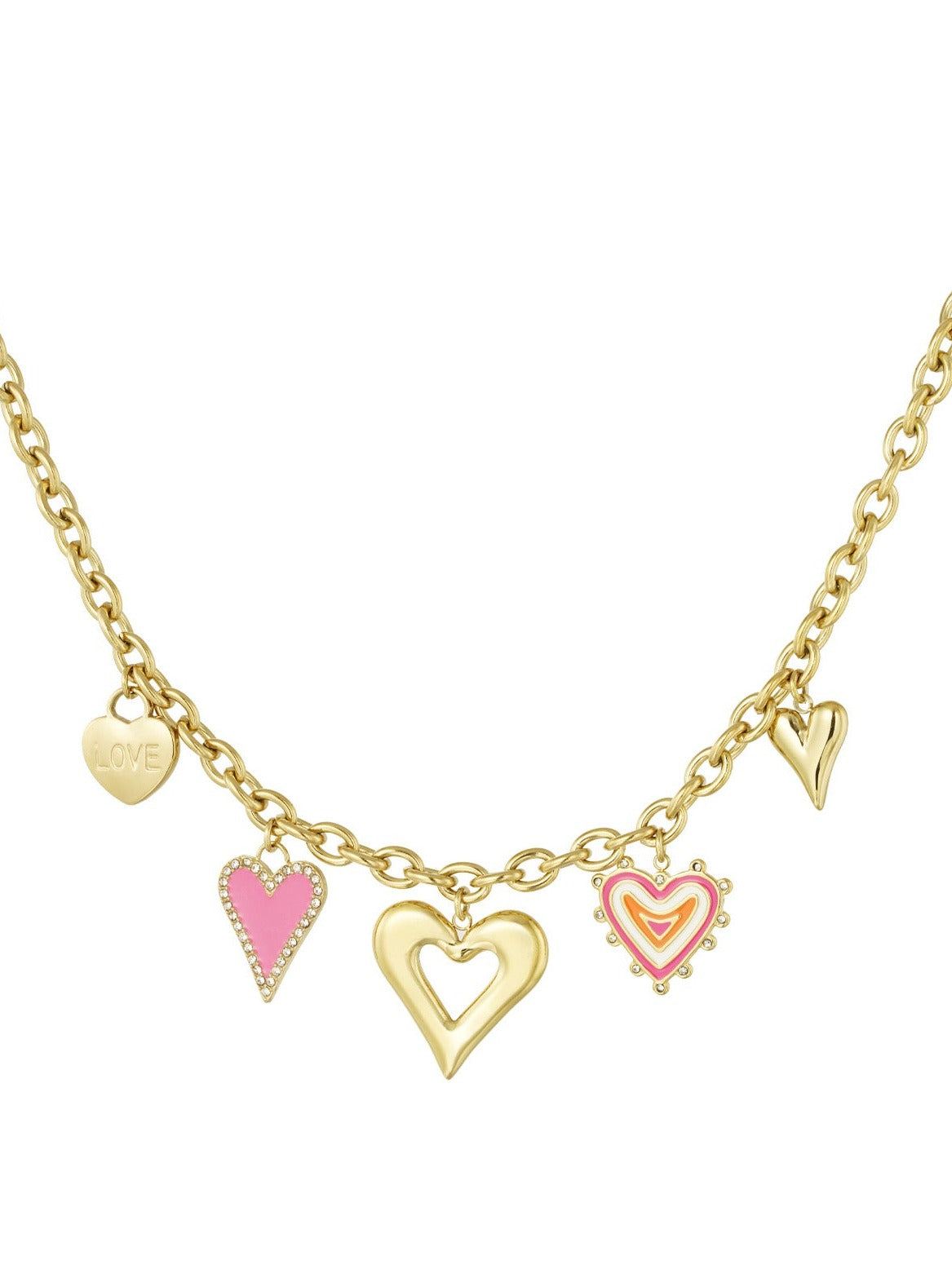 Bedelketting Love Always Wins - Goud