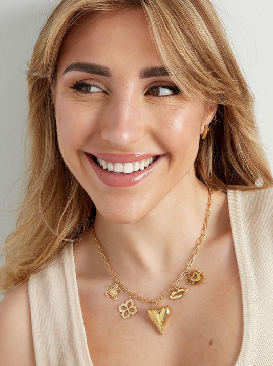 Bedelketting Love Language - Goud
