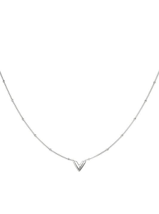Ketting V - Zilver