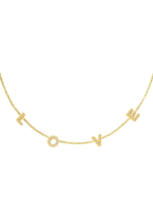 Ketting Love - Goud