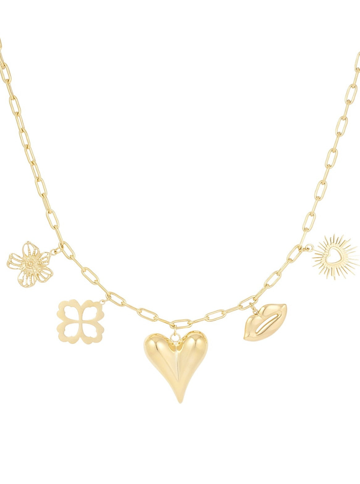 Bedelketting Love Language - Goud