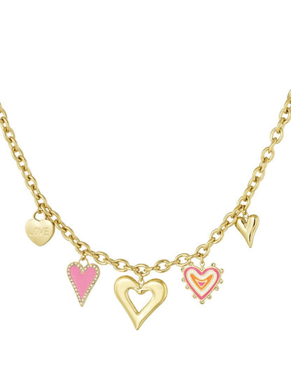 Bedelketting Love Always Wins - Goud