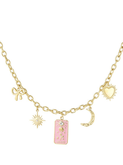 Bedelketting Rose Lovers - Goud