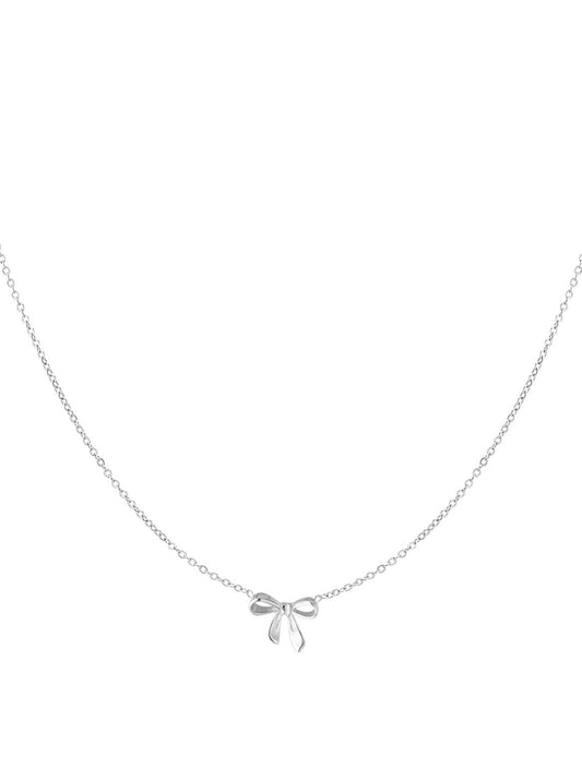 Ketting Strikjes - Zilver