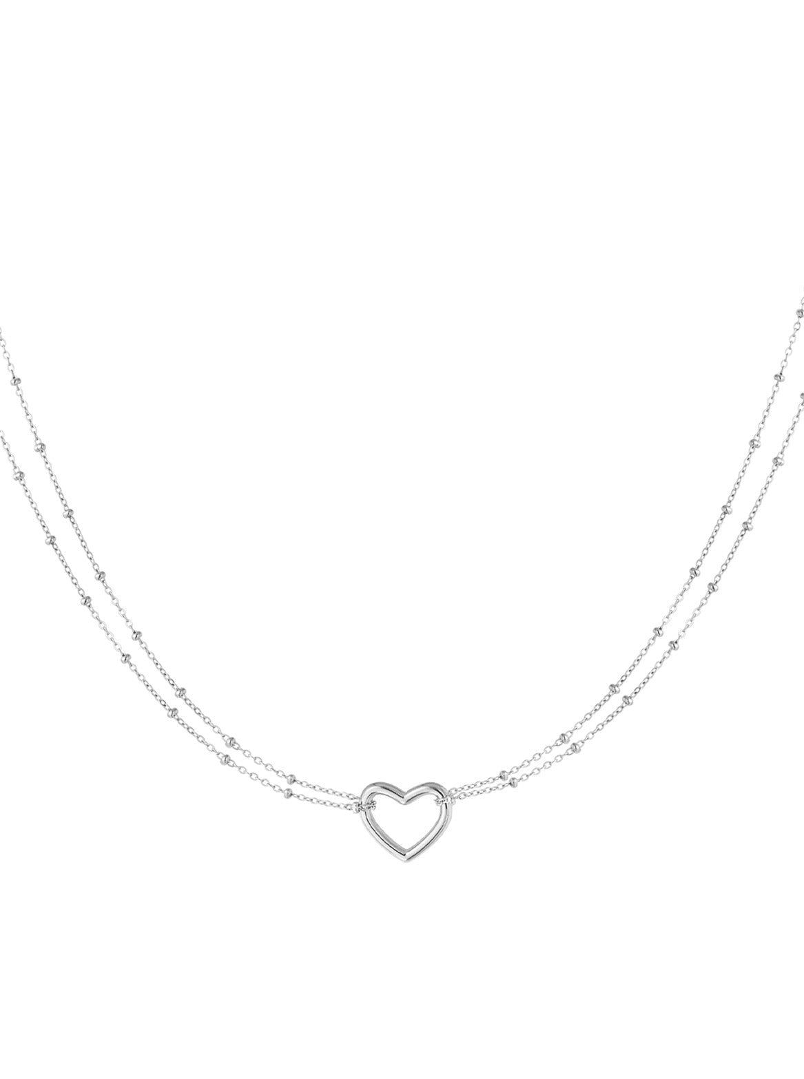Ketting One Heart - Zilver