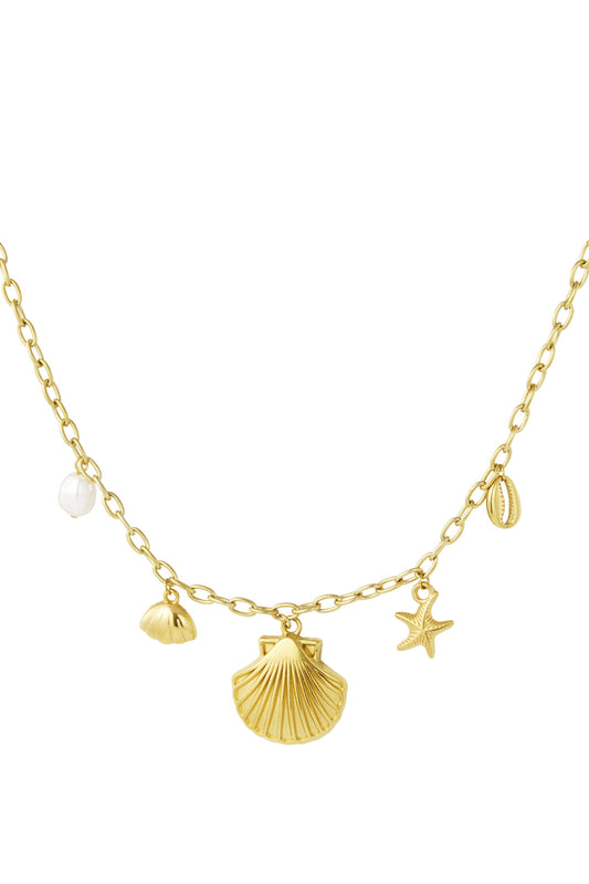 Bedelketting Zeeschelpen - Goud
