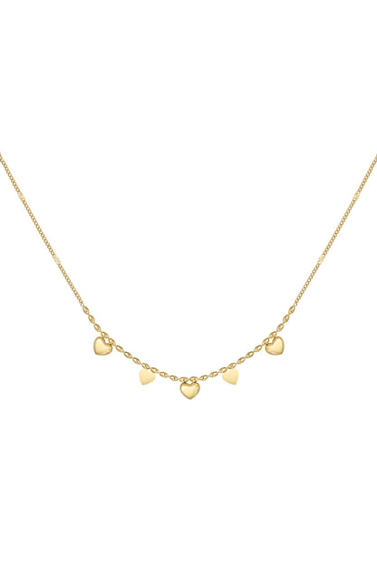 Ketting Tiny Heart Affair - Goud